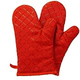 【Fácil Almacenamiento con Loop】Este juego incluye 2 guantes para horno, cada uno con un lazo para colgar permite un fácil almacenamiento.