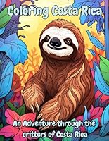 Coloring Costa Rica: Exploring the Vibrant Wildlife of Costa Rica: A Coloring Adventure B0D548YP63 Book Cover