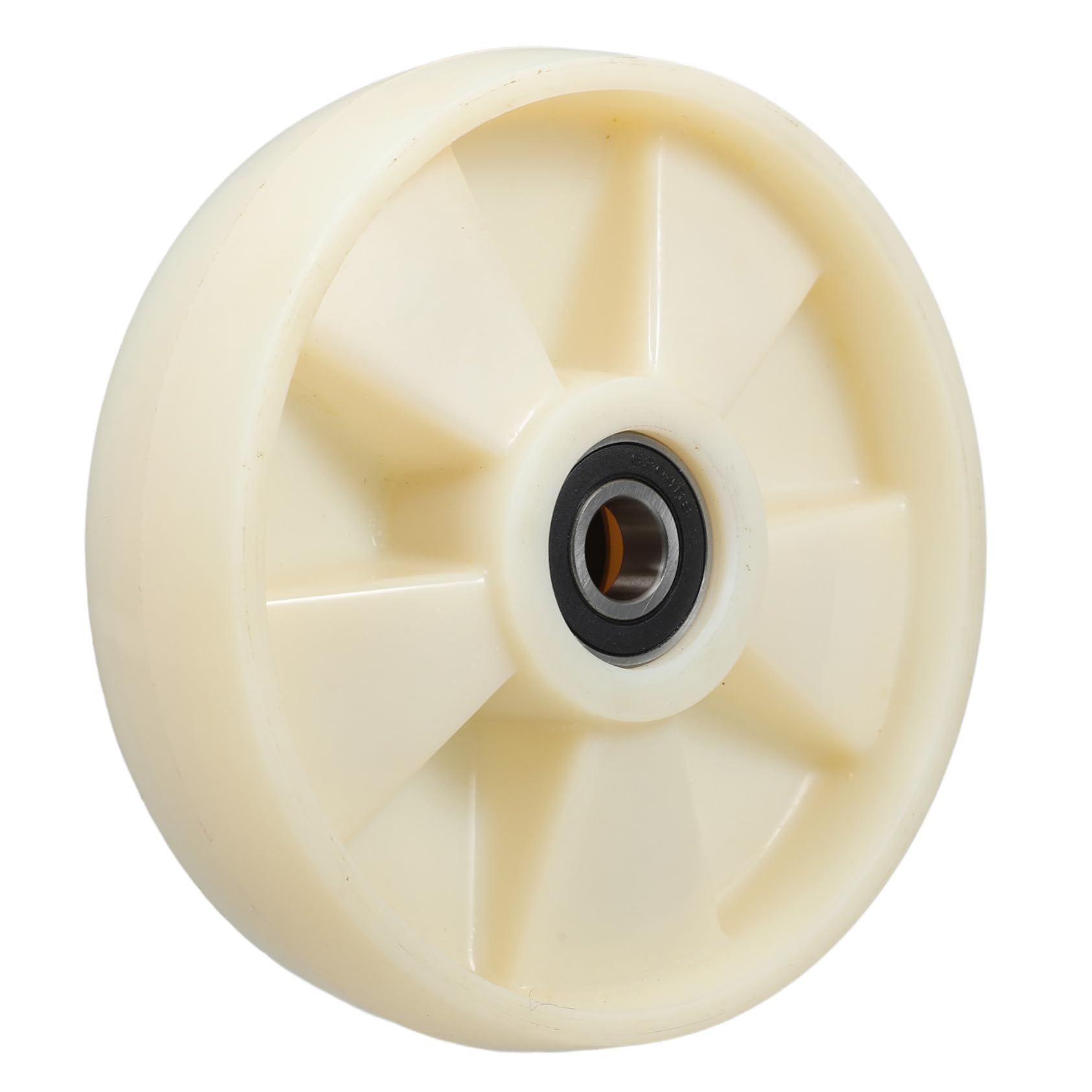 Nylon Lenkrolle für Hubwagen 200x50 Mm mit Kugellager und 47mm Achse Langlebig und Geräuschreduzierend für Lager und Logistikzentren