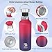BOGI 20oz Insulated Stainless Steel Water Bottles - 2 Pack Wide Mouth Leakproof with Straw and Handle, BPA Free for School, Fitness, Outdoor Sports