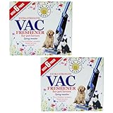 Vac Freshener Spring Meadow Pack of 2/12 Disc | Vacuum Cleaner Air Freshener for Pet Lovers, Home, Office Cleaning, Universal Fit - Image 1