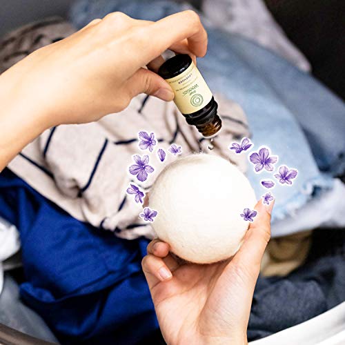 Dryer Woolies - Wool Dryer Balls (3 Pack) Reusable Organic Fabric Softener and Dryer Sheets Alternative Laundry Balls, Reduce Clothing Wrinkles and Drying Time