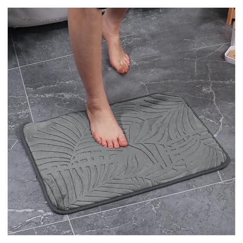 Tapis de bain en mousse à mémoire de forme super absorbant et lavable - 7