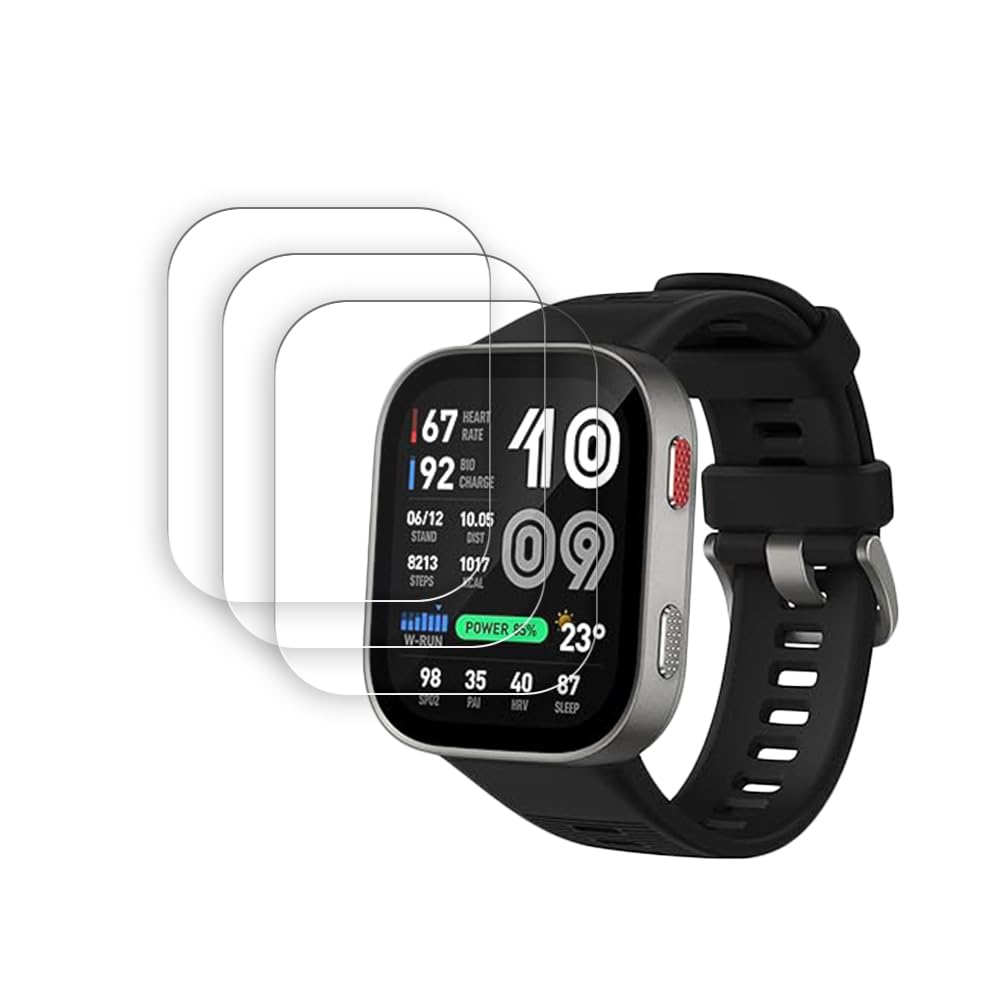 ARBAN Screen Protector compatible with Amazfit Bip Max 50mm (Pack-3 SMARTWATCH SCREEN PROTECTOR)-picture-11