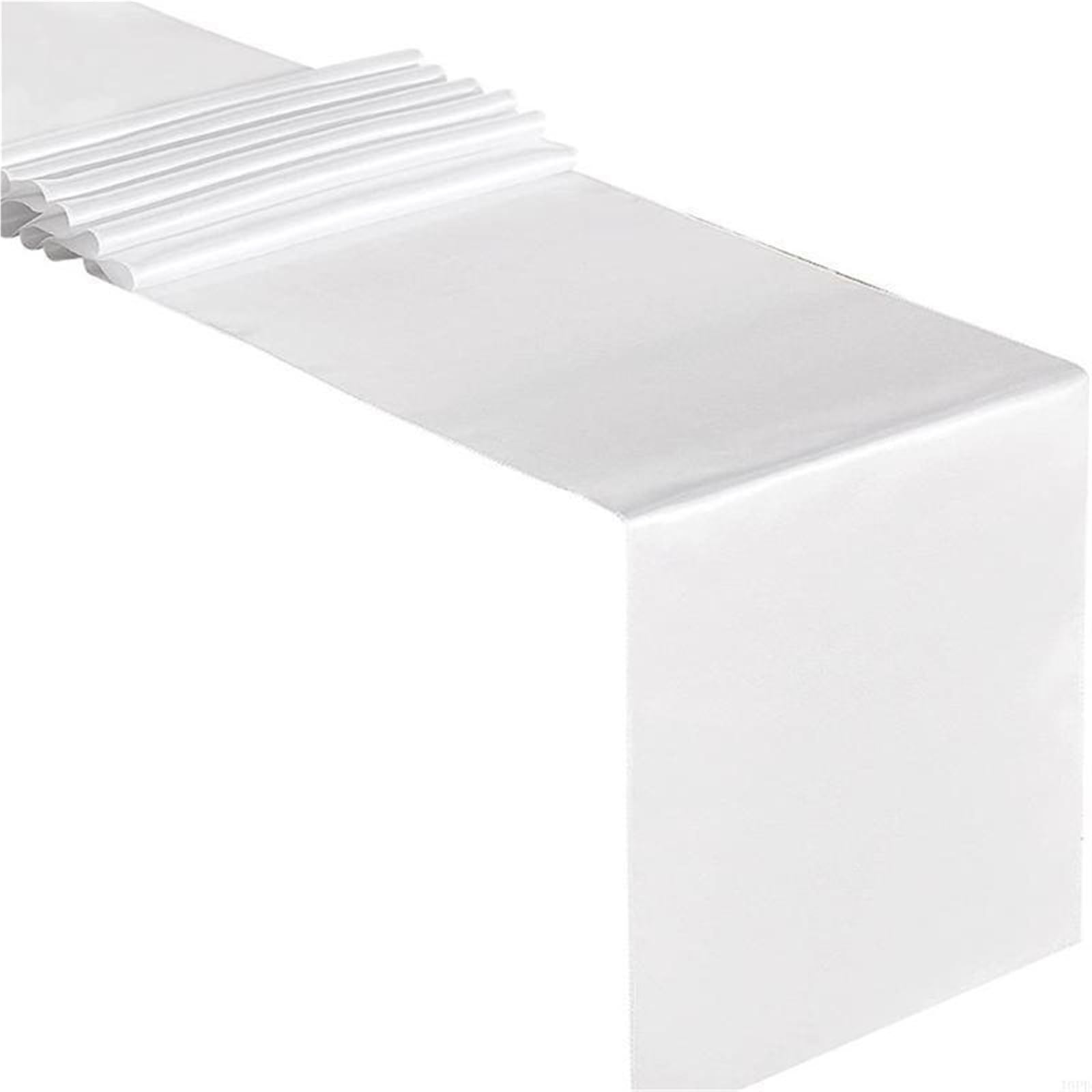 Satin Table Runner 5pcs Satins Solid Color Silk Table Runner 12x108inch for Banquets Table Setting