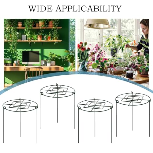 Support pour plantes extérieur empêche la chute des fleurs lot de 4 - 6