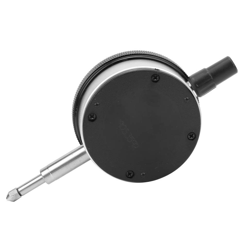 Indicador de cuadrante, medidor de cuadrante de herramienta de medición, precisión de 0.01 mm Rango de 0-10 mm Medidor de indicador de cuadrante a prueba de golpes, indicador mecánico