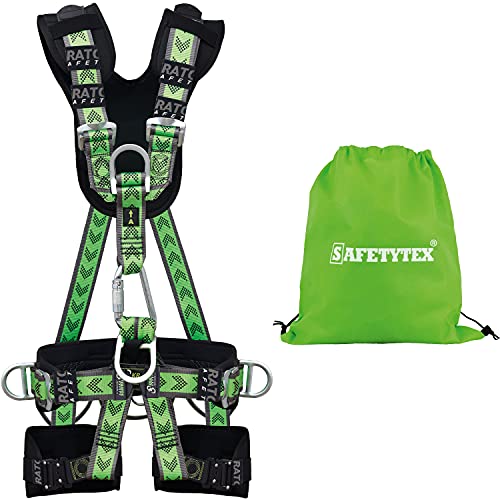 Safetytex 5-Punkt Premium Auffang- und Haltegurt - Fallschutz EN 361 EN 358...
