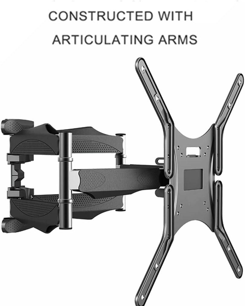 Articulating 6 Arms Tv Wall Mount Full Motion Tilt Bracket Support for 32"-65" Tvs Up to 400x400mm