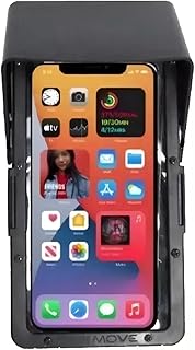 Suporte de celular a prova d'água para moto com base metalica