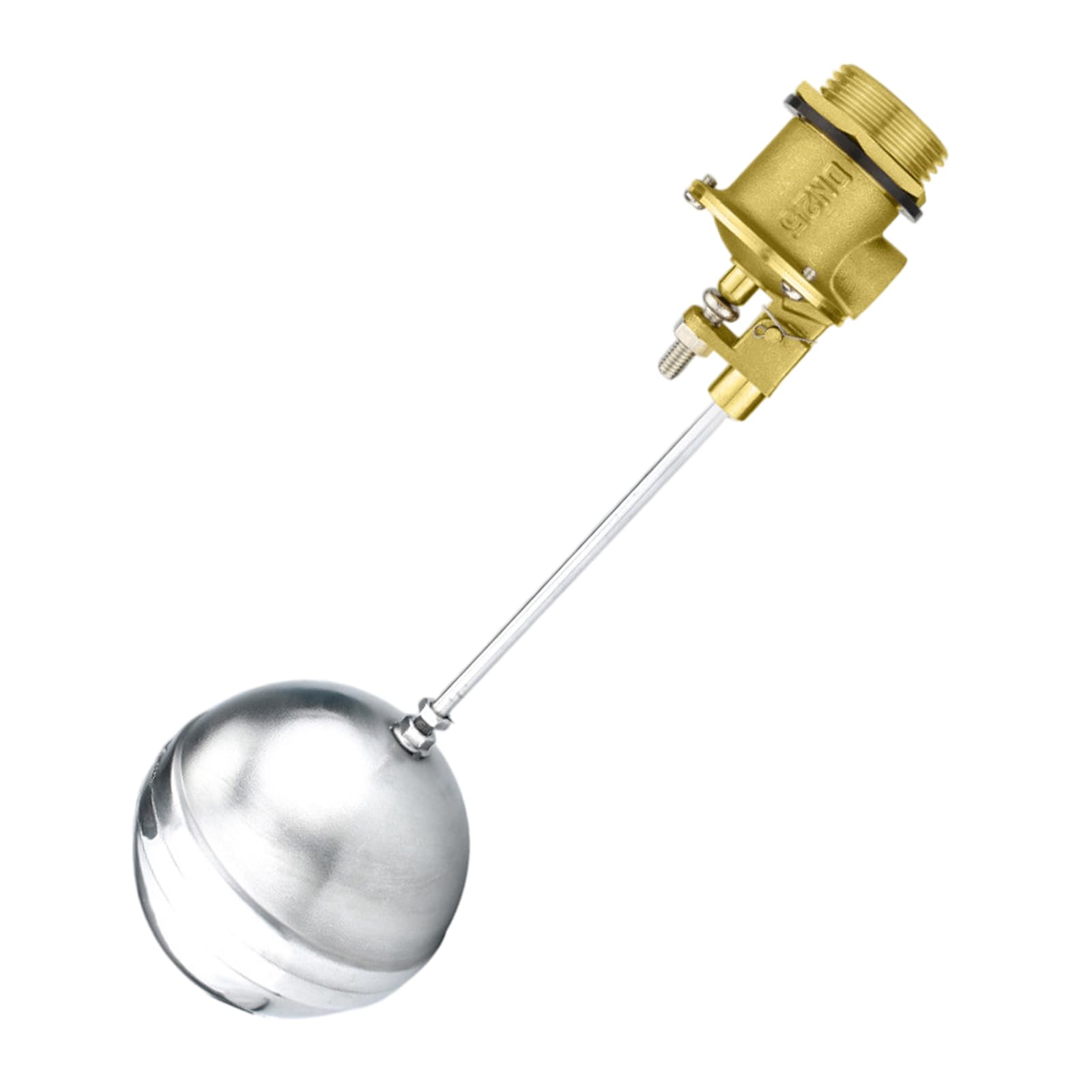 Brass Float Valves High Flows Water Tanks Floating Ball Valves for Water Tanks Pump Levels Adjuster High Flows Floating Ball