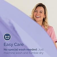 Vista 105 de King Fitted Bed Sheet - Bottom Single Fitted Sheet Only - Ultra-Soft Hotel Luxury Bedding w/ 8-16 Inch Deep Pockets - Breathable, Cooling & Wrinkle