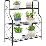 Outsunny Soporte para Plantas de 3 Niveles para Interior y Exterior, Estantería...