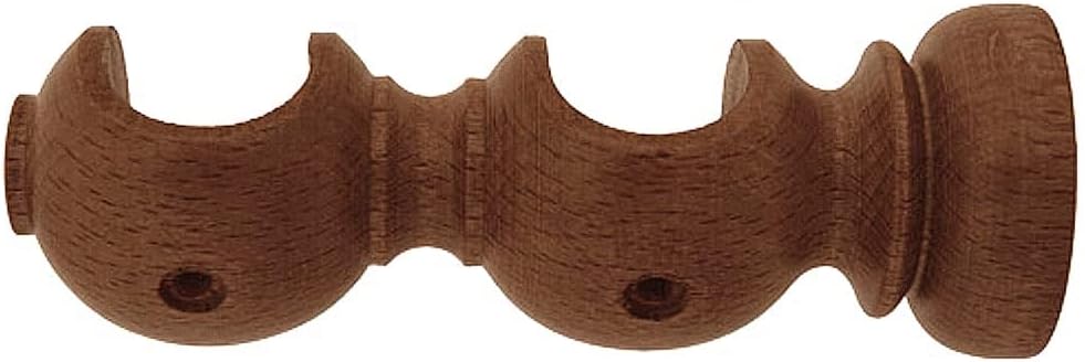 Riel Chyc Open Plain Wood Stand Double 28x120 mm. Walnut, 0, Multicoloured, X-Large [Energy Class A]