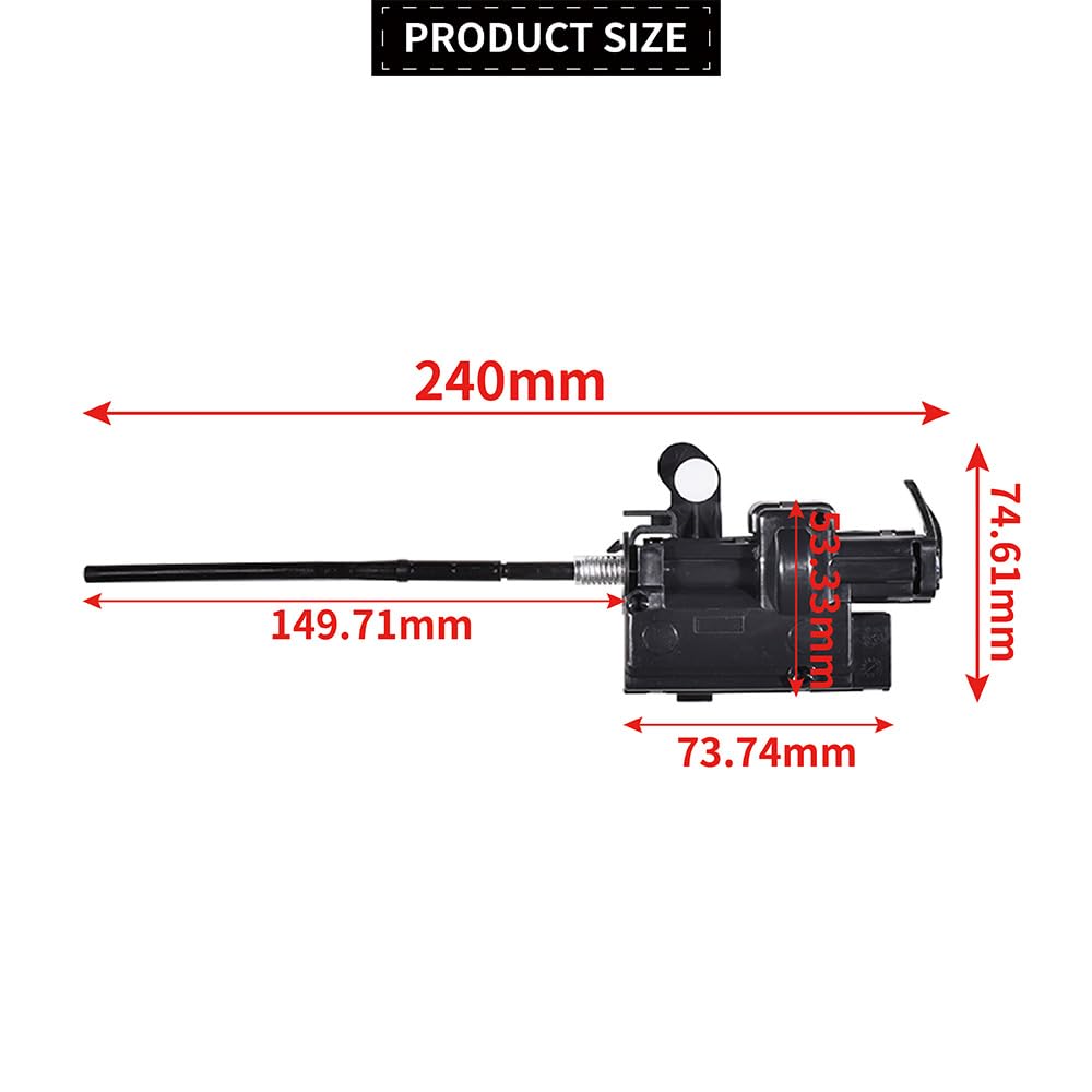 Moteur Actionneur Ouverture de Trappe à Carburant Compatible avec Captur I Clio III Fluence Scénic III Megane II 788264742R