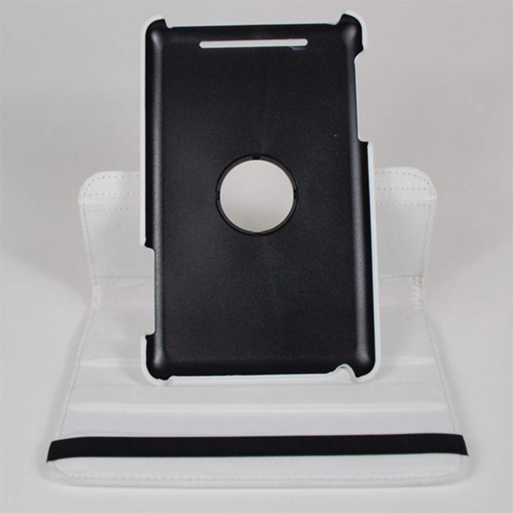 Custodia COOVY Per Google Nexus 7 (2012) – Cover Con Rotazione 360° E Funzione Sleep/Wake, Bianca - 2