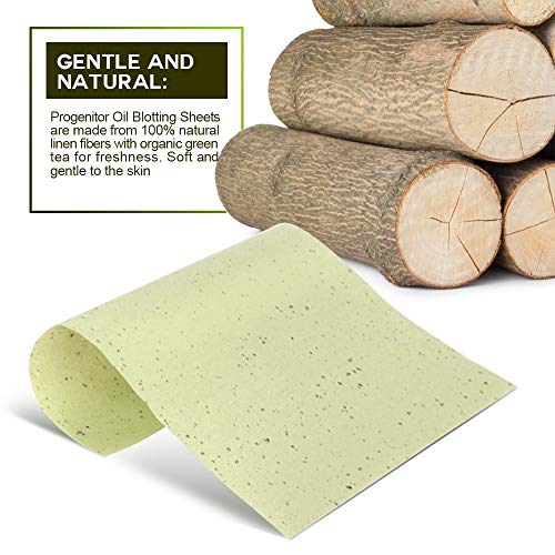 Teenitor-Oil-BlottingA-Sheets-100-Sheets-Green-Tea-Oil-Absorbing-Tissues-Paper-Large-10cmx7cm-Oil-Blotters