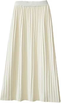 Amazon.com: Women A Line Knitted Sweater Skirts Elastic High Amazon.com: Women A Line Knitted Sweater Skirts Elastic High