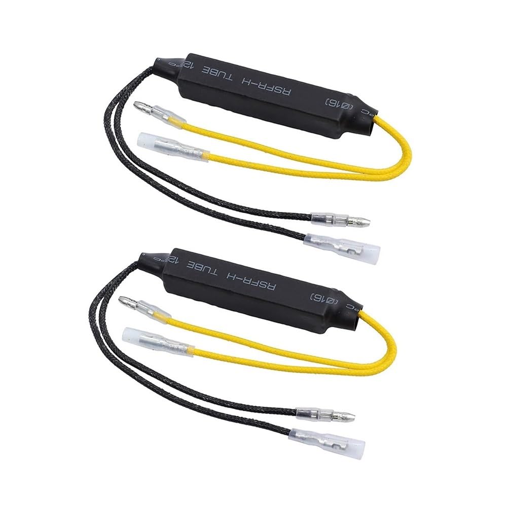 Résistance clignotant moto 12v 21w avec décodage de charge stable, 2 pièces