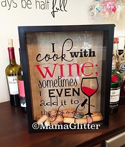 I Cook With Wine. Sometimes I even Add it to the Food- Wine Cork Holder
