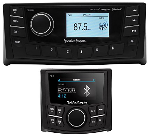 Image of Rockford Fosgate PMX-5CAN 2.7 inch Marine Bluetooth Receiver+Remote w /Display
