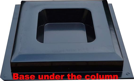 Concrete molds DIY Sold Mold for Concrete Decor Fence Pillar & Column Flower Garden Box F10 (Base Under The Column)