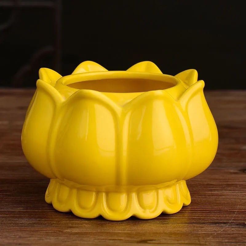 陶瓷莲花插香炉 xianglu 观音佛具 Buddha Utensil 大全结缘用品小香炉 xianglu Home Decorations, Feng Shui Decorations Bring Good Luck, Fortune ，hangingornament