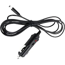 Craedli 12V Car Charger Adapter, Car Cigarette Lighter Male Plug to DC Connector Power Cord Cable, Universal Power Supply Replacement for Neck Back Massage Cushion, Car Refrigerator & DVD Player1PC