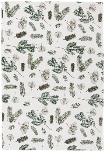 Image of Now Designs Winterberry Baker's Floursack Christmas Dishtowels Set of 3 - Festive Kitchen Towels for Holiday Baking