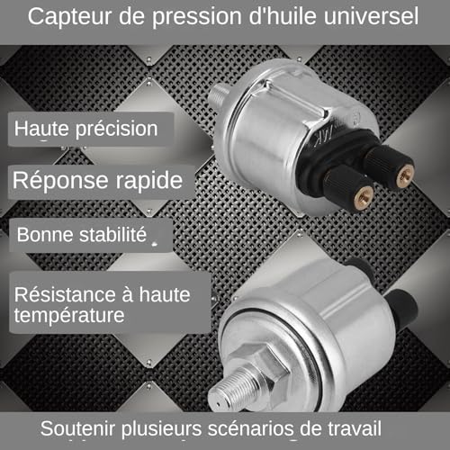 Öldruckschaltern Öldruckgeber 10 Bar Öldrucksensor Öldruck Öldrucksensor Universeller Öldrucksensor 0 Bis 10 Bar 1/8Npt für Dieselgenerator