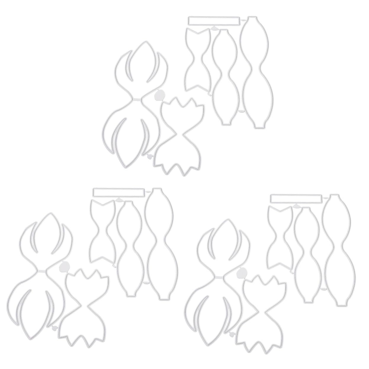 Matrices de découpe nœud en acier jojofuny pour réussir vos designs de scrapbooking nets