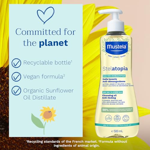 Mustela STELATOPIA huile lavante 500 ml 500 g, 500 grams, 500 mililitro, 1
