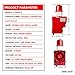 YASONG SLA-05B Model Industrial Alarm Siren, 12 Horn Tones, 0-130dB, AC110V-120V 45W, 100-150 Meters Range - Fire Tornado Alarm