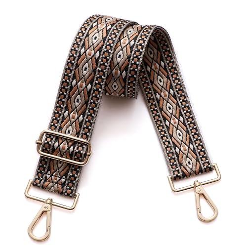 Image of S-Jacorry Purse Strap Replacement Crossbody Wide Shoulder Strap Adjustable Canvas Straps Handbag Strap Replacement Belts