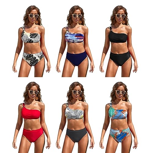 Bikini bandage à effet push-up et découpe dos nu graphique - 5