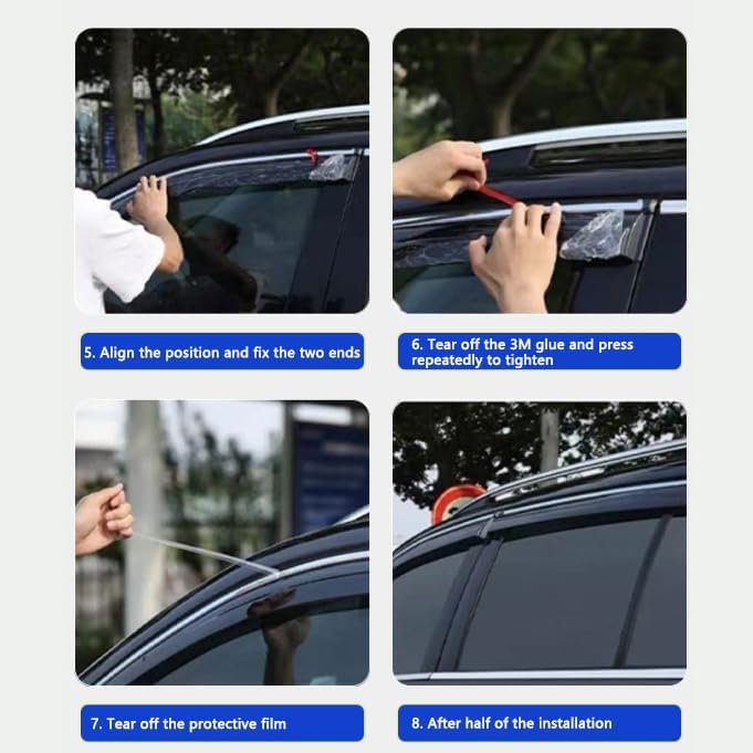 車用イドウィンドウディフレクター のために Mitsubishi Delica D5