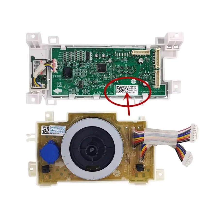 Placa base original EBR356611 for lavadora de tambor, panel control y pantalla, placa botones, 1 unidad(EBR35661109)