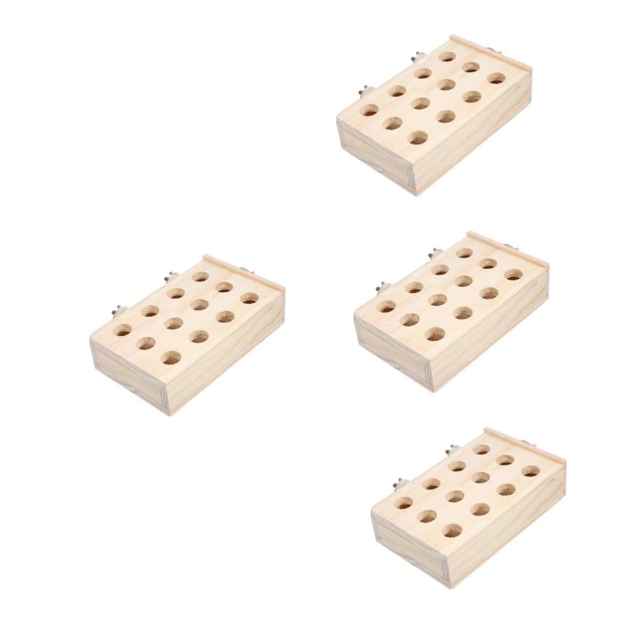 BESPORTBLE 4pièces Jouet à Déchirer pour Perroquet Accessoire Ludique pour Cage Jouet à Mâcher pour Intelligence Détente Oiseaux
