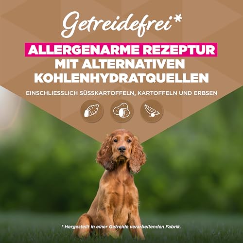 Eukanuba Welpenfutter getreidefrei mit Fisch für kleine und mittelgroße Rassen, Premium Trockenfutter ohne Getreide für Junior Hunde, 3 kg – Ansicht 3