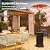 EAST OAK 55,000 BTU Propane Patio Heater with Round Table & Stainless Steel Burner, Outdoor Heater with Wheels, Ideal For Large Patios, Gardens, Outdoor Events, and Commercial Use, Bronze