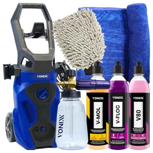 Kit Lavagem Correta Profissional Vonixx Lavadora Alta Pressão Fast + Produtos E Acessórios Automotivos Vonixx (220 V)