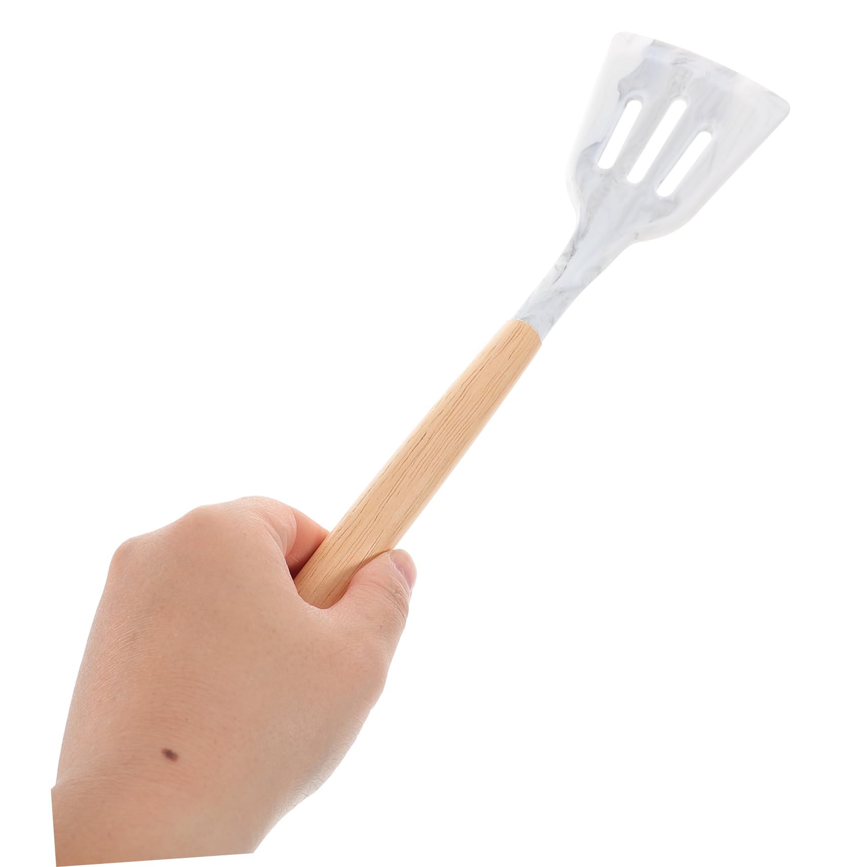 12pezzi Utensili Da Cucina Silicone Manici Legno e Contenitore Strumenti Antiadherenti Per Cottura Per Chef e Appassionati Di Cucina