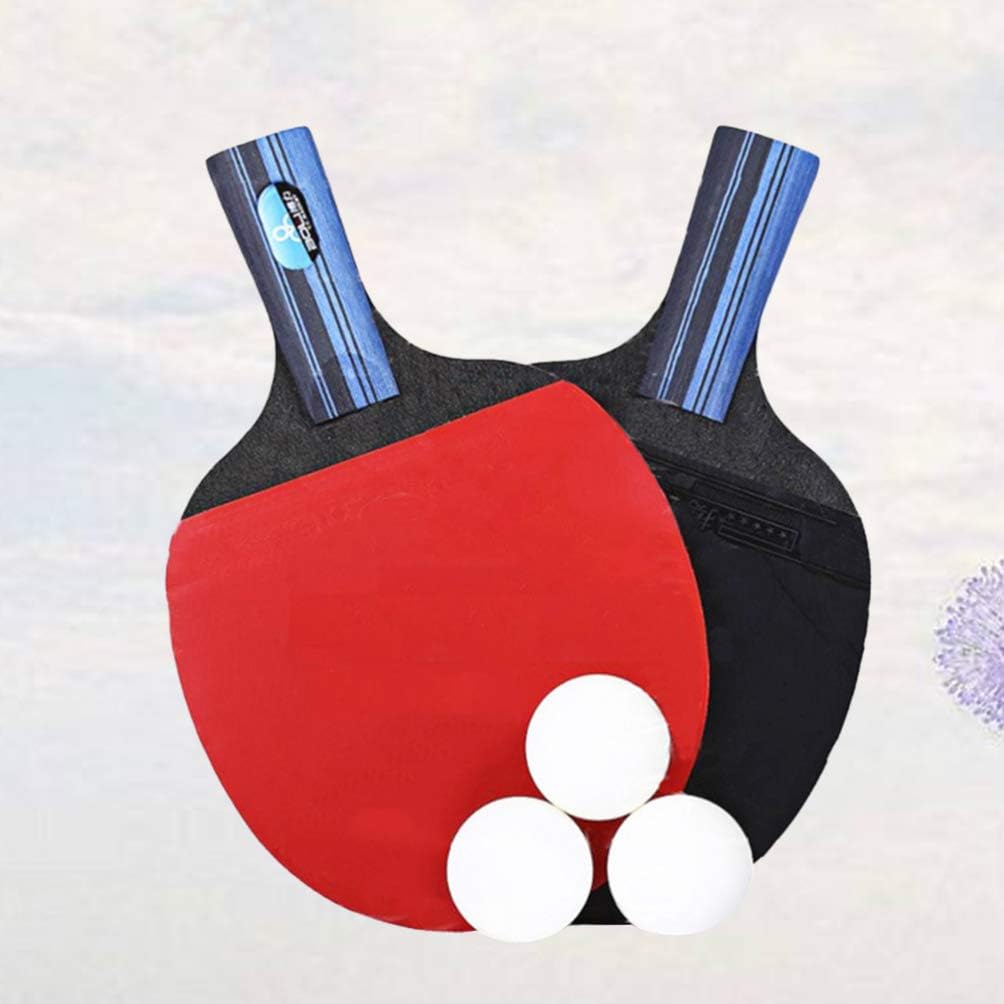 Table Tennis Paddle Racket Set for Tournament Indoor Outdoor Play