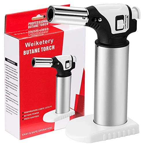Blow Torch, Professional Kitchen Culinary Torch Lighter, Mini Chef Cooking Creme Brulee Torch