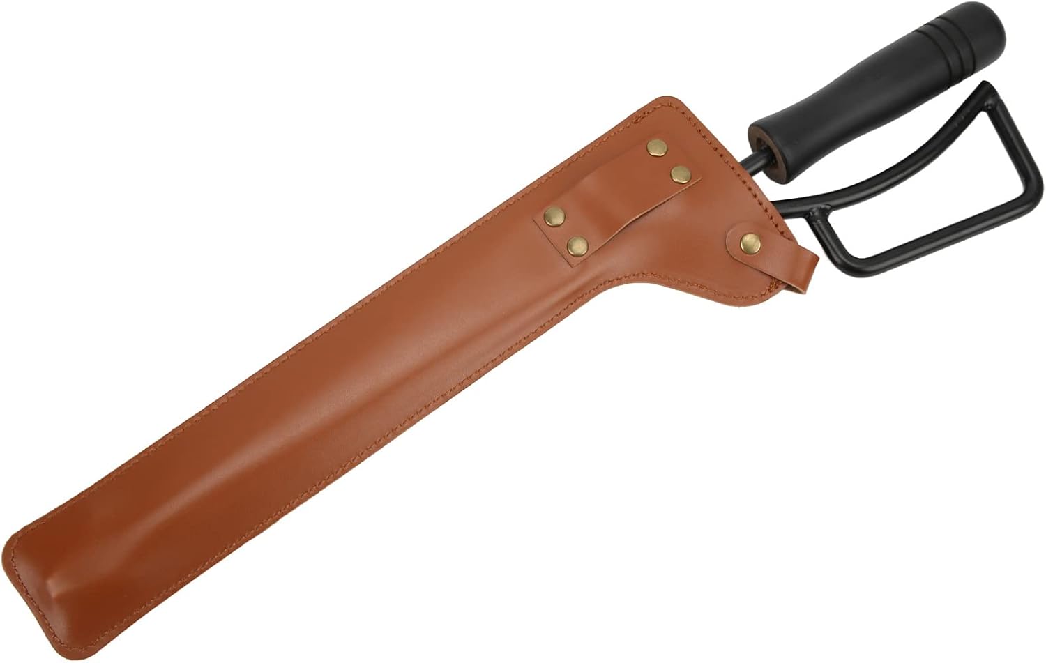 Fire Tongs, Fireplace Tongs, Stainless Steel Log Grabber with Protective Sleeve, Portable Expandable, for Outdoor Fire Pit, Indoor Fireplaces, Campfires, Bonfires (Curry color)