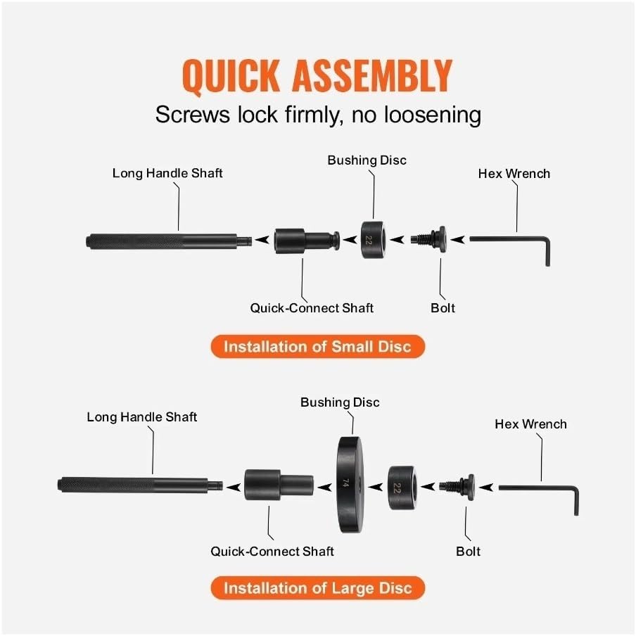 52 Pcs Custom Bushing Press Kit Transmission Wheel Bearing Race Seal Kit