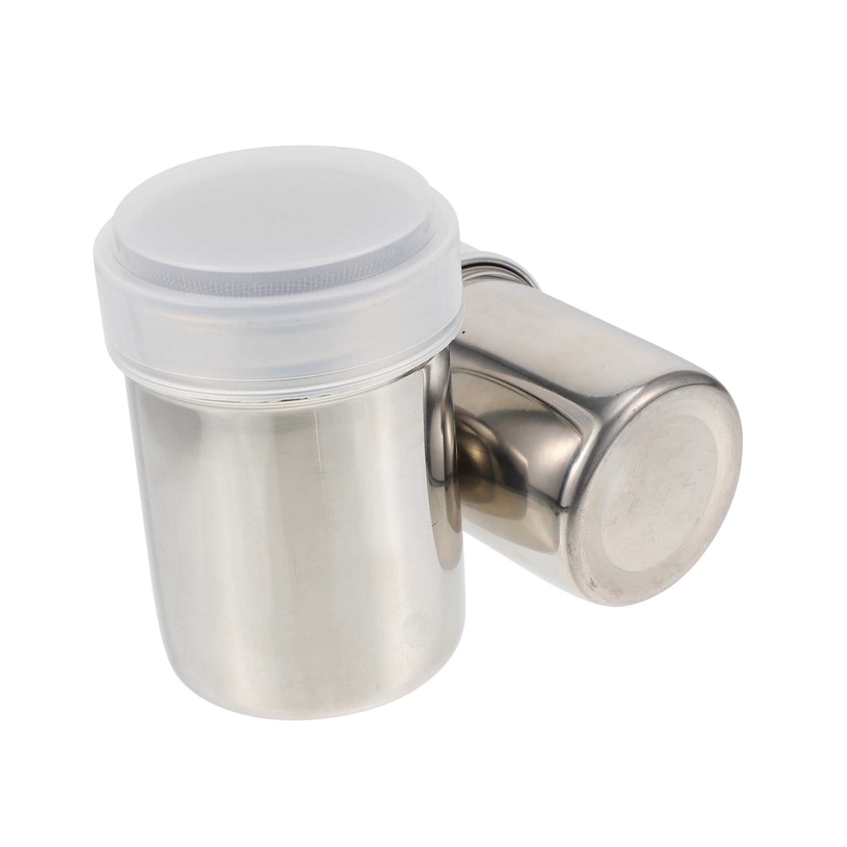 Garneck 304 Stainless Steel Seasoning Spice Jars Easy Clean Salt Jar Pepper Dispenser for Kitchen