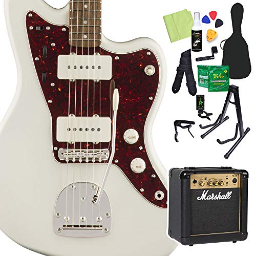Squier by Fender Classic Vibe 60s Jazzmaster Olympic White 初心者14点セット 【MG10付】 エレキギター スクワイヤー/スクワイア