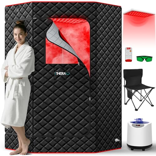 iTHERAU Infrared Sauna Box with True 660 & 850nm Red