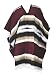 Del Mex Mexican Diamond Woven Eastwood Poncho (Maroon)